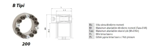 Konik Kilit B 020X47 - Görsel 2