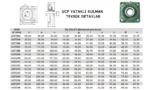 Rulmanlı Yatak UCFA-204 - Görsel 2